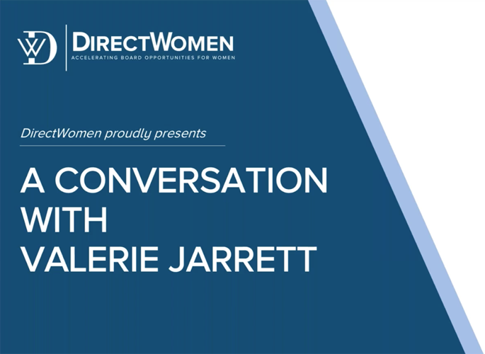 Direct Women Webinar: Valerie Jarrett